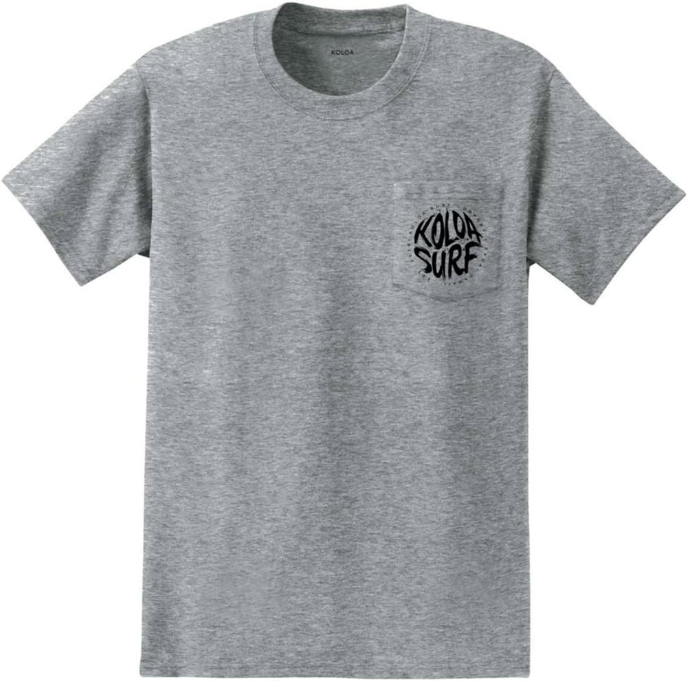 Koloa Surf Brush Logo Pocket T-Shirt-2XL-AthHeath/b