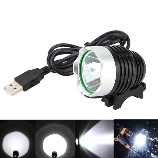 Faro Bici Vintage 6 LED - Argento, 160 Gradi, Per Sicurezza Notturna - Foto 5