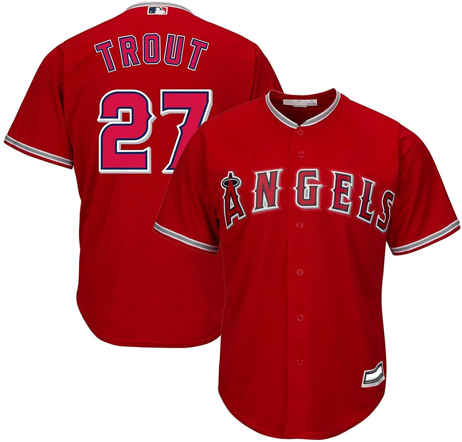 Mike Trout Los Angeles Angels MLB Boys Kids 4-7 Player Jersey