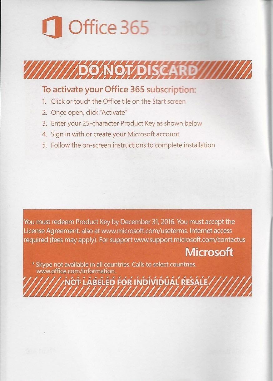 Avoid, not labeled for individual resale