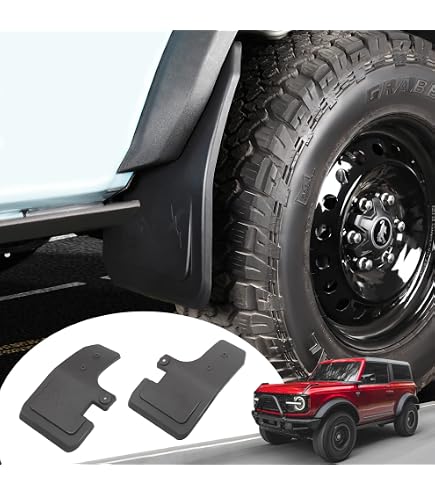 Mud Flaps For Ford Bronco Sport 2021-2024 - Front & Rear Splash Guards