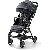 Graco Ready2Jet Compact Stroller – Overhead Friendly Compact Travel Stroller with Automatic Fold, Splatter Art