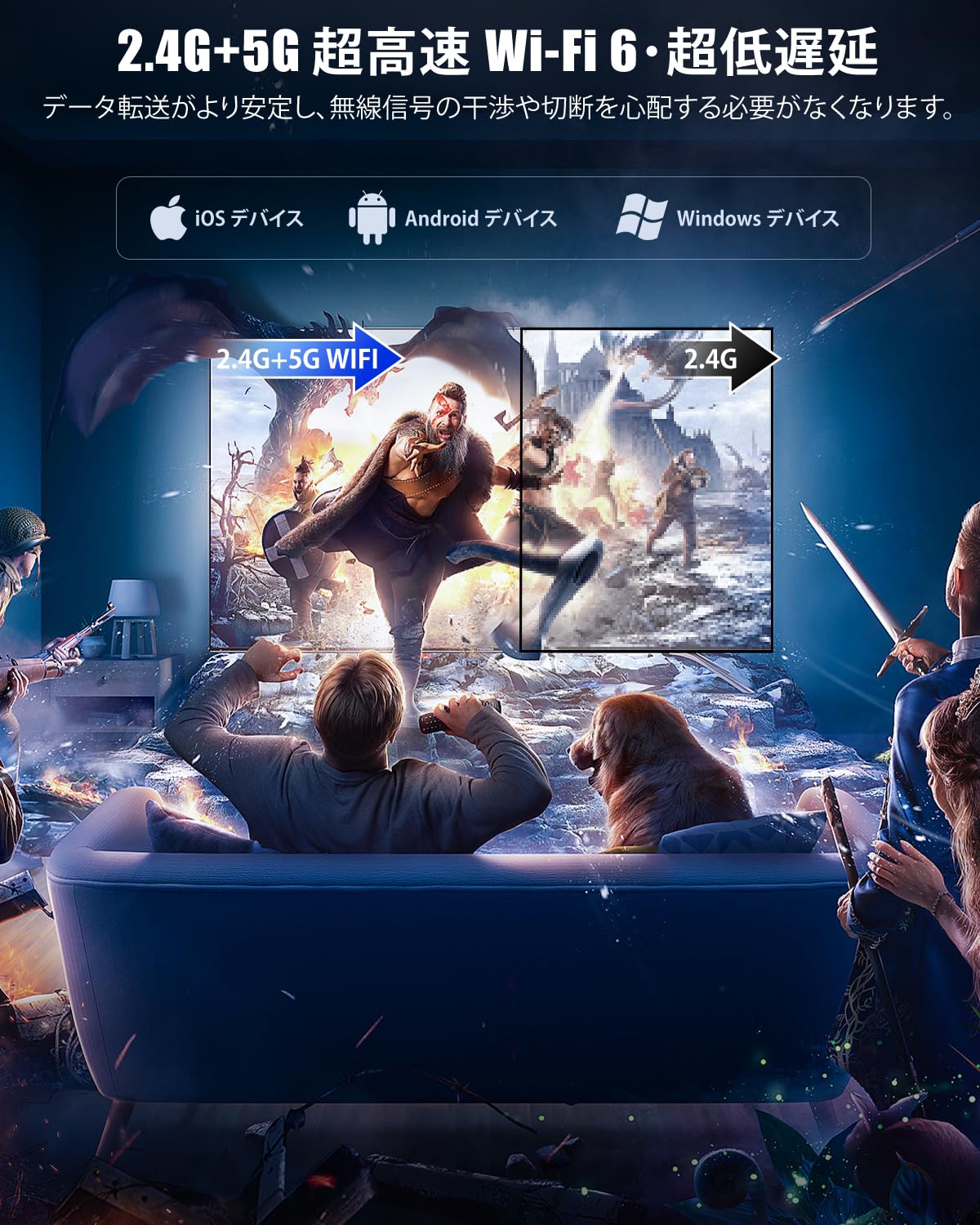 Projector, Household Use, 22,000 LM, Bluetooth Remote Control, Android TV 12.0, 4K Compatible, 270° Rotation, Projector, Compact, High Brightness, Realistic 1080P, Ceiling Projection, Wi-Fi