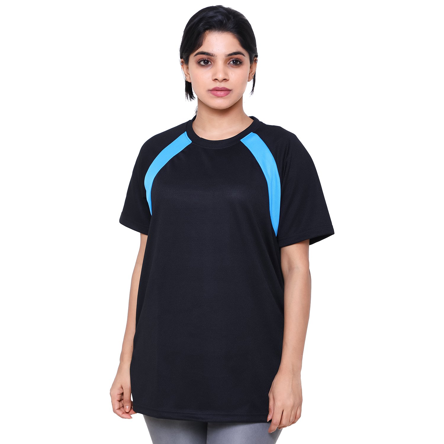 easy 2 wear womens polyester jersey t-shirts (sizes s to 4xl) loose and long fit