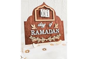 OLEEK Ramadan countdown calendar - Ramadan decorations for home 2026 - Ramdan calendar for kids - Ramadans gifts for kids - ramadan calendar 2026 - ramadan advent calendar - زينة رمضان كريم ديكور