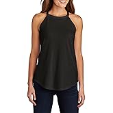 Fluffy Unicorn Ladies Perfect Tri Blend Summer Workout or Yoga Rocker Tank Top