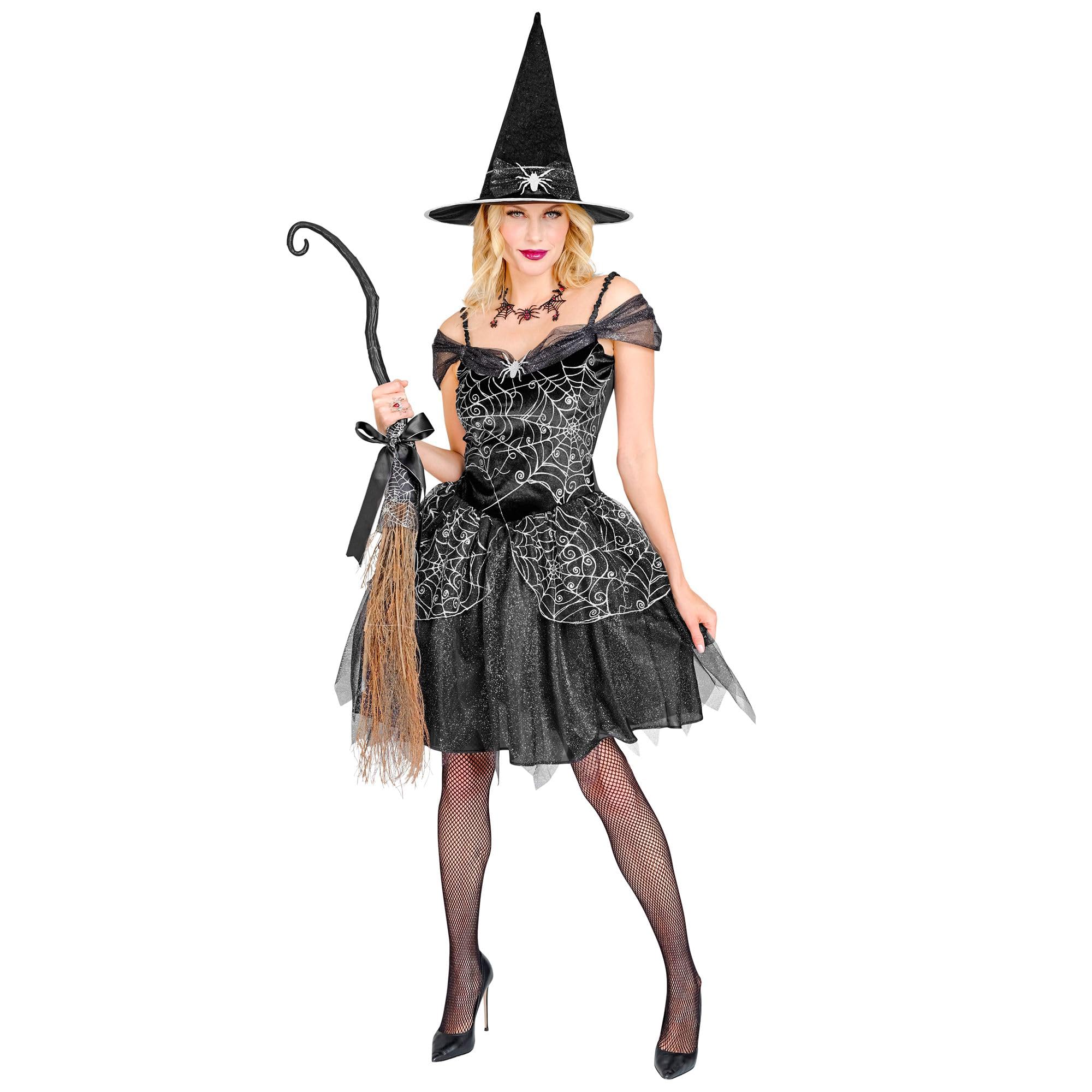 Widmann 08233 Costume Strega Nero L C/Ragnatele #0823