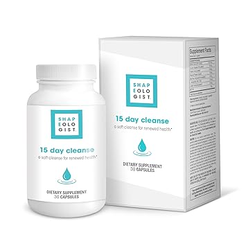 Shapeologist 15 Day Cleanse Support Detox Healthy Digestive System For Men And Women