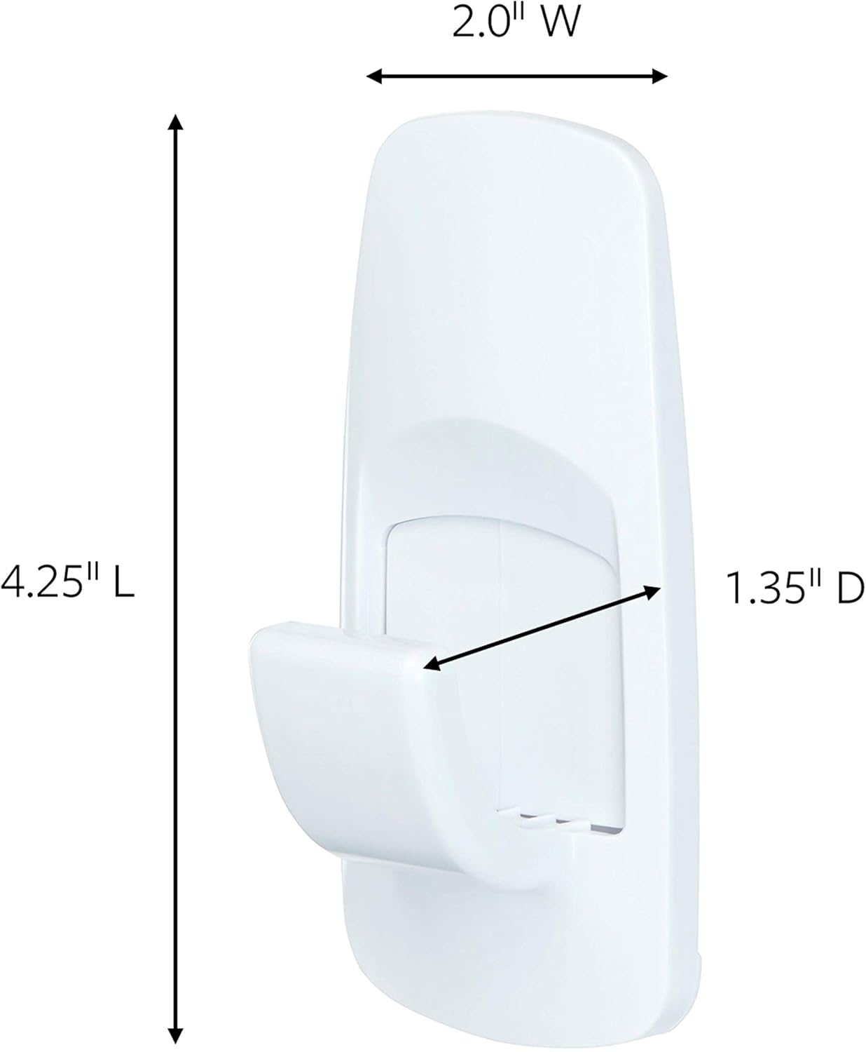 Command Jumbo Utility Hook, White, 1-Hook (17004ES): Home Improvement