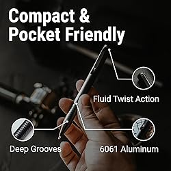 Everyman Black Mini Twist Grafton Pen, Mini EDC