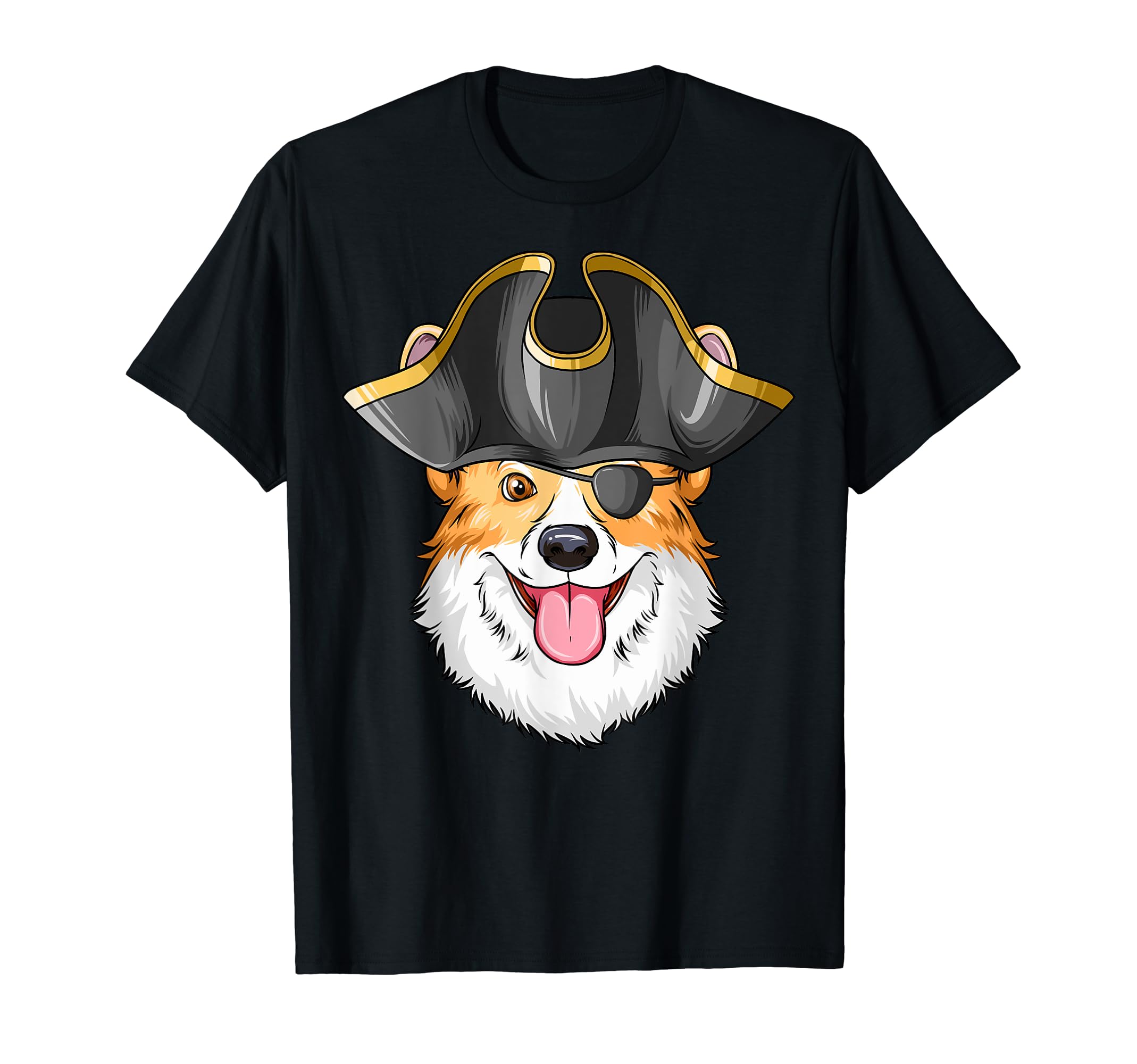 Pirate Corgi Pirates Hat Corgi T-Shirt