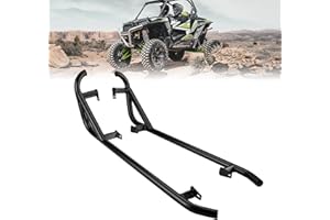 KEMIMOTO 2 Seater Nerf Bars Heavy Duty Black Tree Kickers Side Steps Compatible with 2014-2023 Polaris RZR XP 1000/ XP Turbo/