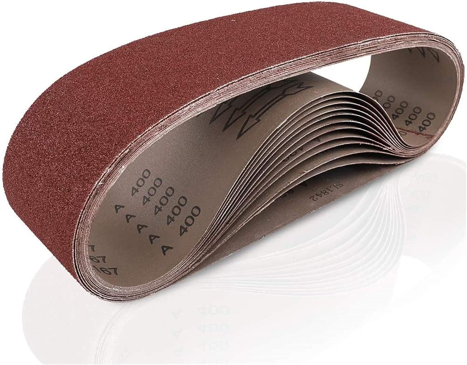 Coceca, 12pcs 4x36 Inches (100x915mm) Sanding Belts (2 Each of 60 80 120 180 240 400 Grits) for Belt Sander - - 