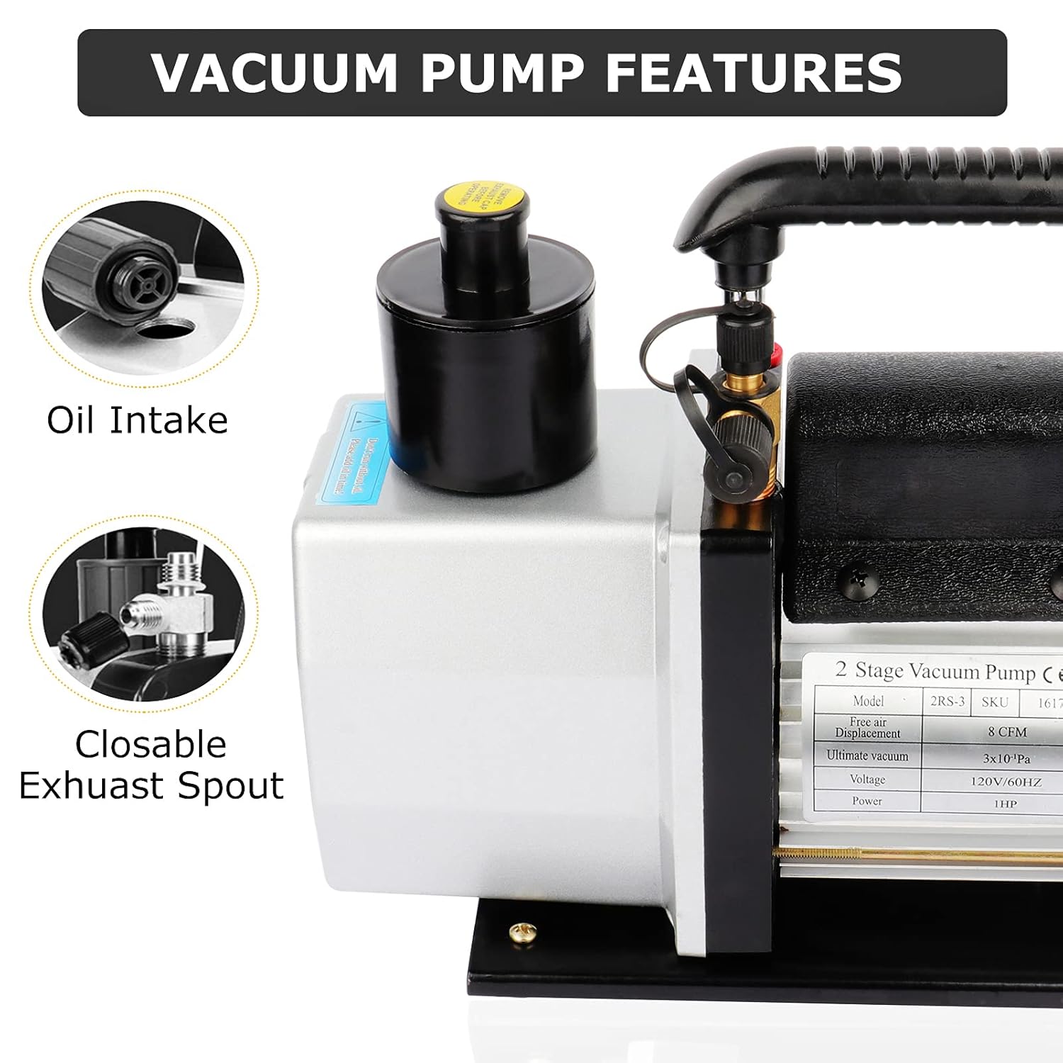 Vacuum Pump Masterool MASTEROOL 6 FM Single Stage Vauum Pump 90066