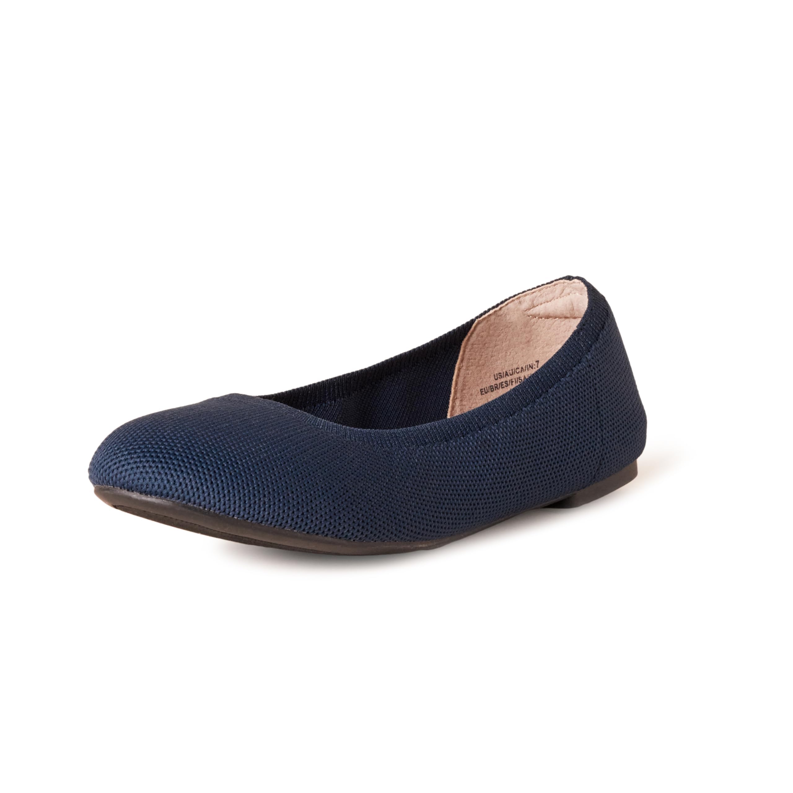 Photo 1 of Amazon Essentials Women's Knit Ballet Flat, Navy, 10.5 Wide