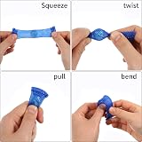 Friusate 10 Pcs Fidget Toys Braided Mesh Tube with Marbles Stress Reliever view 3