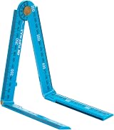 OX Tools Pro Tuff Folding Rule Cyan 600mm ABS Plastic Ruler Carpenters