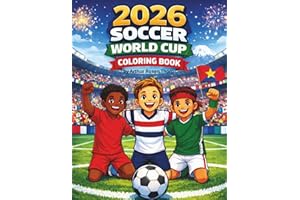 2026 Soccer World Cup Coloring Book