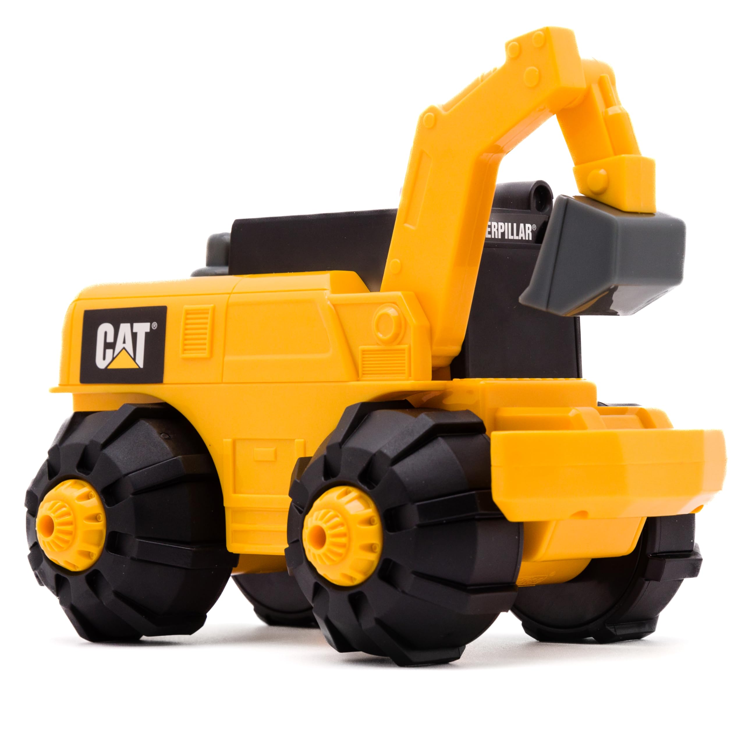 CAT Construction Toys, Unstoppable Movers Excavator, Realistic Lights & Sounds, Motion Drive Technology, Working Features, and Interactive Play for Ages 3+