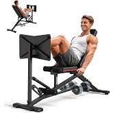 PASYOU Leg Press Machine, Adjustable Weight Bench with Leg Extension | 1300LBS Weight Capacity Leg Press Machines for Home Gym Full Body Exercise, Leg Workout Equipment with Dumbbell Rack