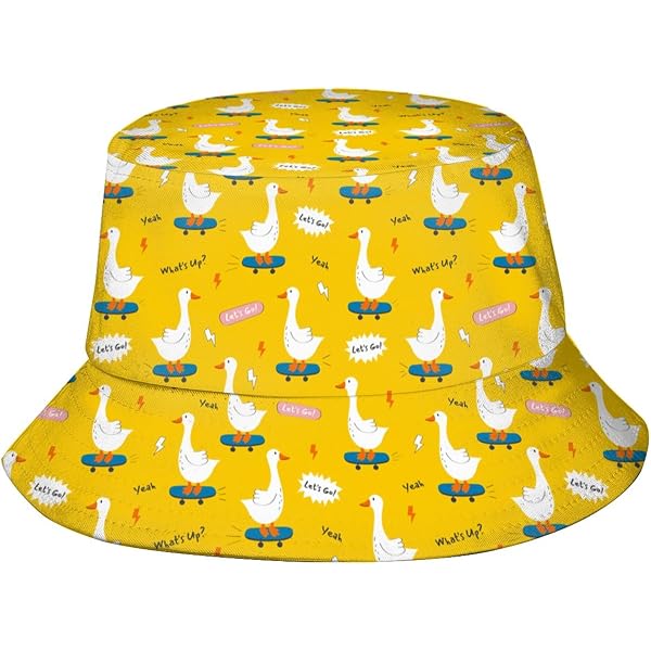 Funny Silly Goose Bucket Hat, Summer Outdoor Sun Protection  display picture 1