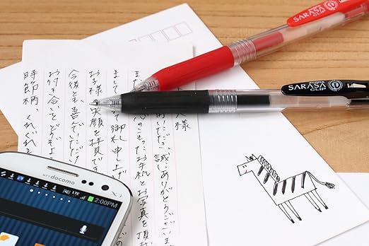 Amazon ゼブラ 水性 ジェルボールペン サラサクリップ 0 5 Jj15 Or オレンジ ジェルインクボールペン 文房具 オフィス用品