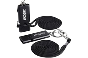 Whistle Emergency Noopel Three Tubes Survival Whistles 2 Pack with Lanyard and Keychain for Hiking Camping Kayak Sports Outdoor Safety Kids Lifeguard Rescue Signaling