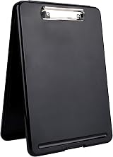 Pechor A4 Clipboard with Storage Plastic Clip Board Waterproof Black view 9