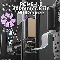 Oddtone PCI-E 4.0 Riser Cable, PCIe 4.0 x16 200mm
