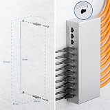deleyCON CAT 6 Patch Panel 12 Port 1U Shielded RJ45 LAN Network Distribution view 3
