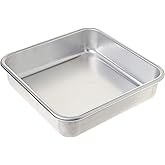 Nordic Ware - 47500 Nordic Ware Naturals Aluminum Commercial 8" x 8" Square Cake Pan, 8 by 8 inches, Silver