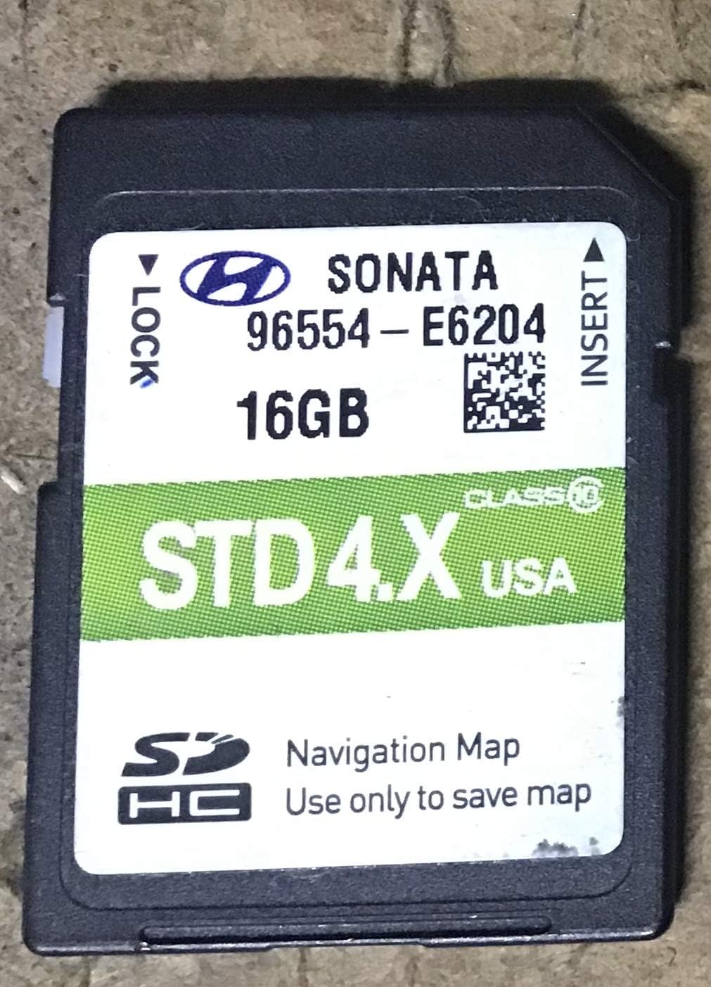 2017 Hyundai Sonata Hybrid 96554E6204 Navigation SD Card