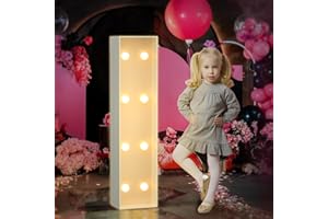 Tongjoy 3FT Marquee Light Up Letter I, Large for Baby Shower Party Backdrop Decor, Birthday Wedding Engagement Party Decorations, Mosaic