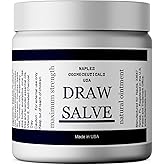 Drawing Salve for Boil Ease Cysts Splinters Burns Poison Ivy Ingrown Hair Fast Draw Ointment (4 oz)