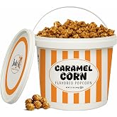 Jody&rsquo;s Gourmet Caramel Corn Tub 37.5oz - Sweet Crunchy Popcorn Made with Real Butter &amp; Non-GMO Kernels - Gluten Free, Kosher Dairy - Perfect for Sharing, Snacking &amp; Gifting - Made in USA