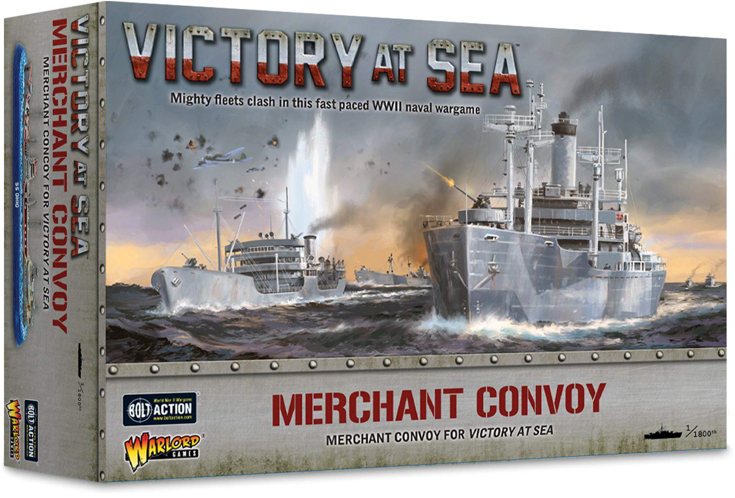 Warlord Games Victory at Sea Accessories Merchant Convoy-EN