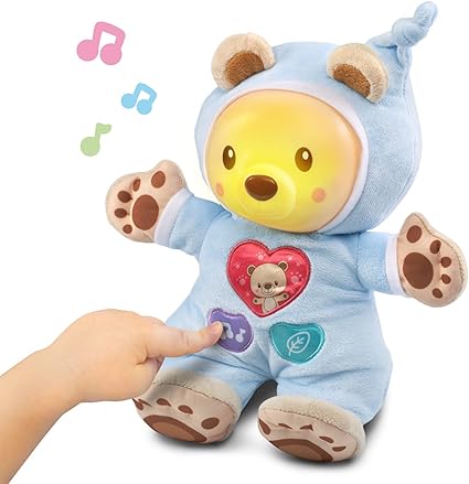 vtech sleepy glow bear pink