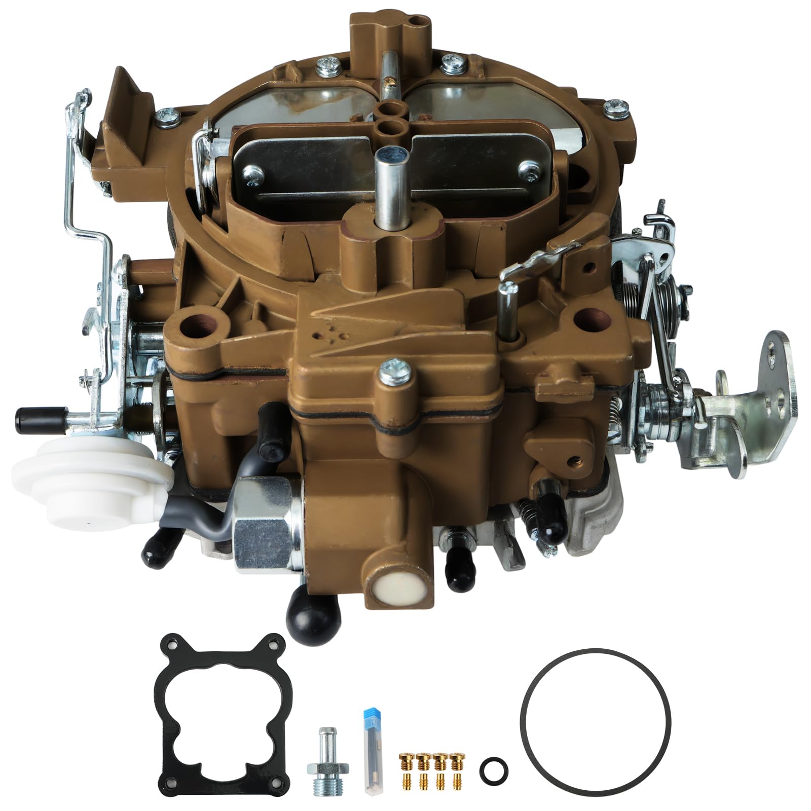 Photo 1 of 1901R Carburetor For Rochester Quadrajet 4 Barrel 750 CFM Carburetor for Chevy 327 350 427 454 Carb Replacement for Trucks 1966-1973 Corvettes 1975-1979 Manual Divorced Choke Carb