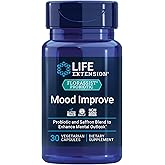 Life Extension FLORASSIST® Probiotic Mood Improve, probiotic and Saffron Blend enhances Mood and Mental Outlook, Non-GMO, Gluten-Free, 1 Daily, Vegetarian, 30 Capsules