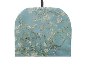 Doojoayie Pear Blossom Teapot Cover Kitchen Decorative Accessories, Tea Cosy Polyester Kitchen Tea Pot Dust Cover, Breakfast Warmer