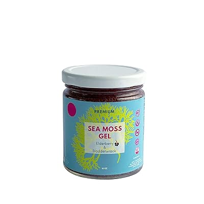 Buy Organic Irish Sea Moss Gel With Bladderwrack Elderberry 100 All Natural Dr Sebi Inspired 16 Oz Detox Cleanse Immune Support Online In Turkey B091nqy6dq