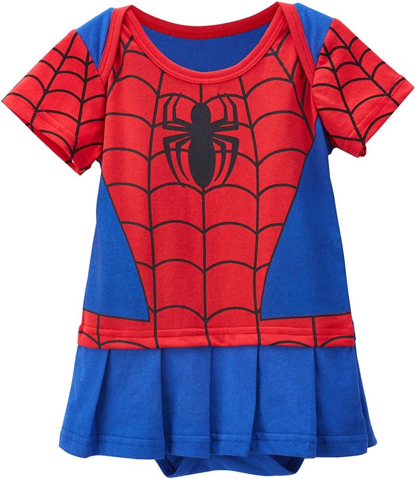 Spidergirl-inspired Infant Caped Outfit (12-18 Months)