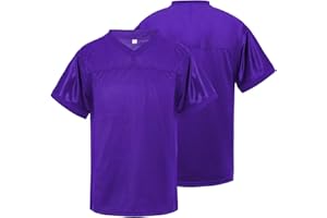 babyhealthy Youth Blank Football Jersey Mesh Athletic Practice Sports Shirt Hip Hop Soccer Tee Unisex