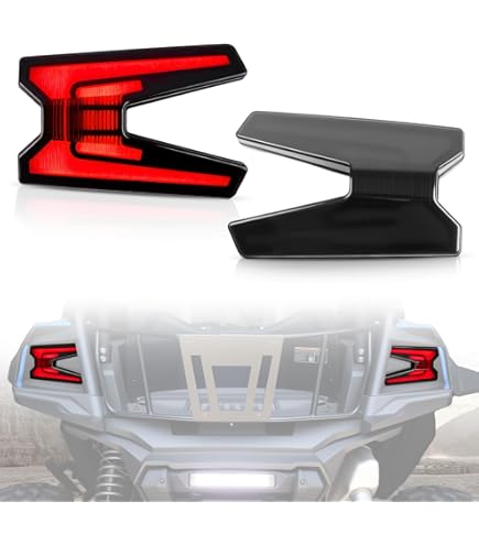 Amazon.com: A & UTV PRO KRX 1000 LED Tail Light, Rear Brake