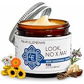 Four Elements Look NO X MA Soothing Cream 2oz | Calendula, Chamomile | Hydrating Moisturizer For Dry, Irritated, Sensitive Skin | Comfrey, Evening Primrose &amp; Vitamin E | Face, Body, Hands &amp; Feet