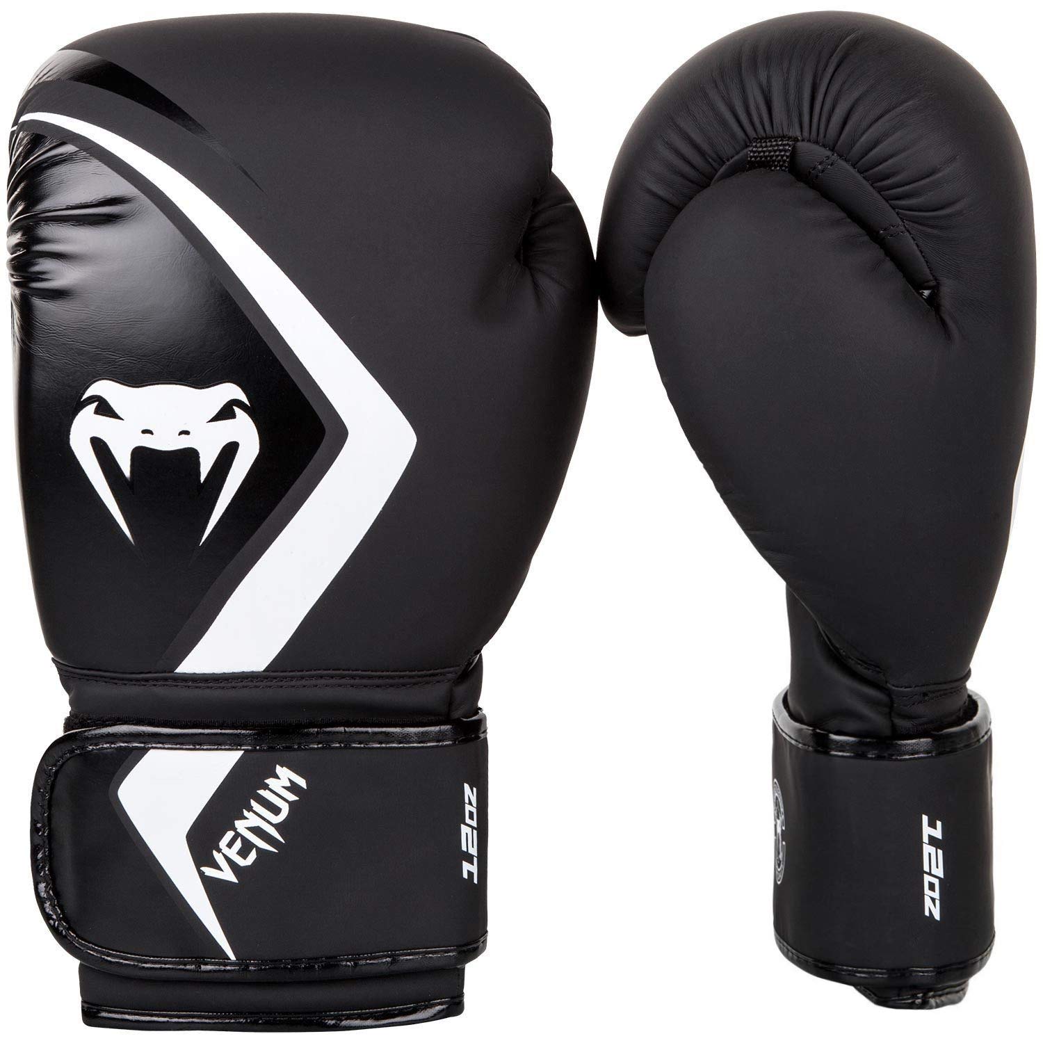 Venum, Contender 2.0 Boxing Gloves, Unisex Adult, 12 Oz, Black/Grey-White