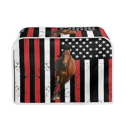 Talayituse American Flag Horse 4 Slice Toaster