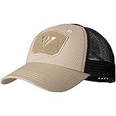 IDOGEAR Tactical Mesh Baseball Cap Breathable Operator Hat Military Ripstop Outdoor Hats with Loop Panel for Men & Women