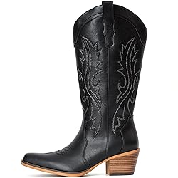 IUV Cowboy Boots For Women Western Cowgirl Boots