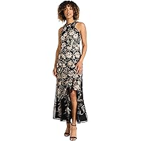 Amazon.com: Alex Evenings Women's Sleeveless Printed Chiffon Midi  Spring/Summer Mother of the Bride Dress with Jacket & High-Low Hemline,  Ivory and Blue Multi, 4 : Clothing, Shoes & Jewelry